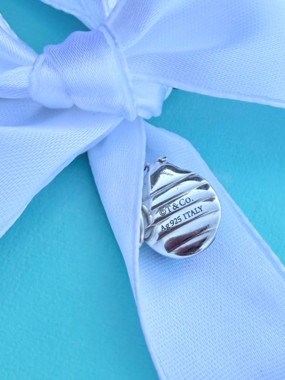 RETIRED Tiffany & Co. Blue Black Enamel Lady Bug in Silver - Picture 3 of 3